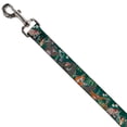 thumbnail image 2 of Disney Pet Leash, Dog Leash, The Jungle Book 8 Character Group Greens, 6 Feet Long 1.0 Inch Wide, 2 of 4