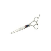 Kenchii Five Star Offset Handle Dog Grooming Shears 7" Straight - KEFSO7