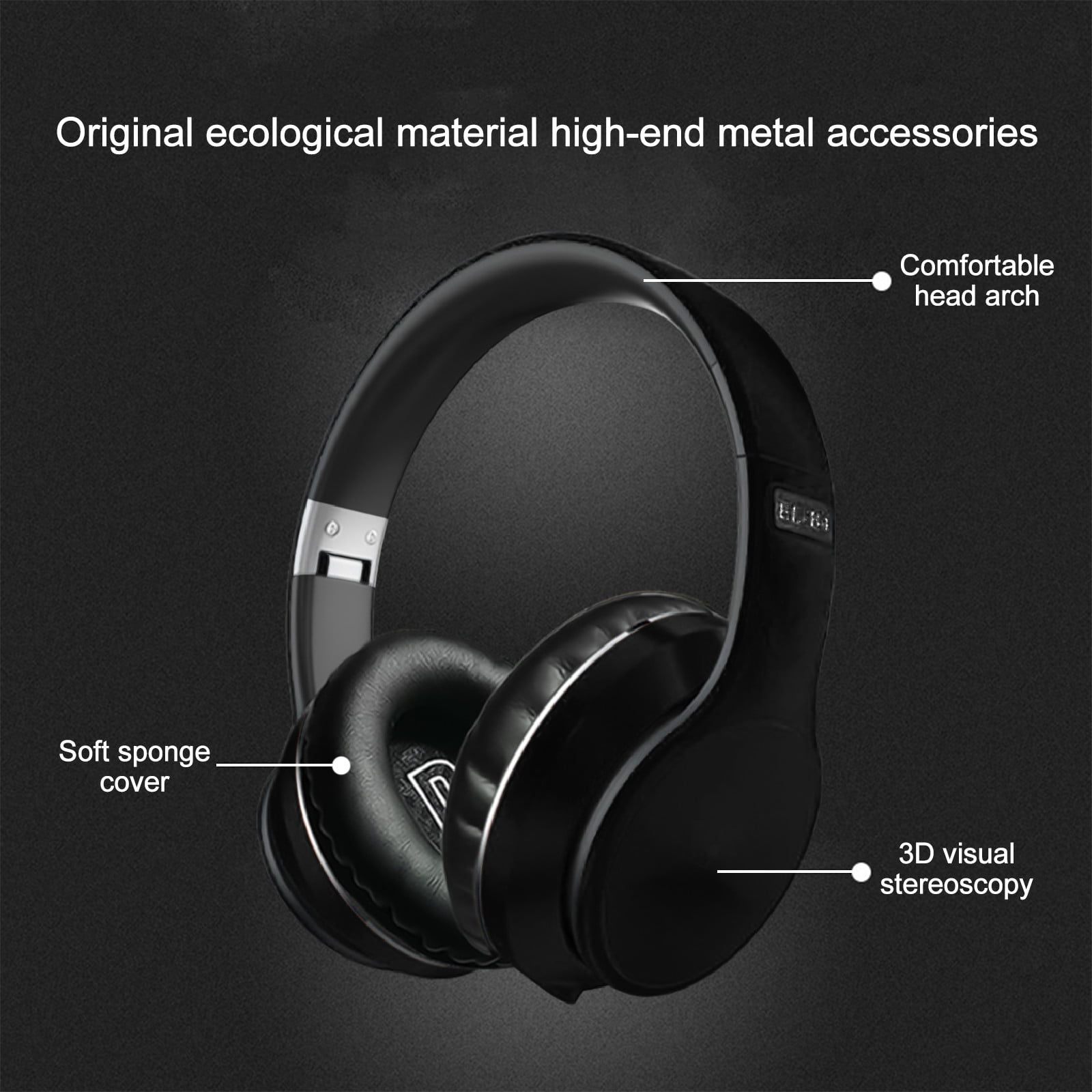 Bluetooth Headset – Bluetooth Headphones Over Ear,Hi- Stereo Wireless Headphones Foldable Wired/Wireless/TF For Cell Phone/PC Bluetooth 5.0 Wireless Headset With Mic