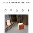 thumbnail image 2 of Lámpara De Mesa De Cubo Luz De Noche De Sincronización De Tirón Simple Con 5/15/30/60 Minutos Led Luz De Dormir De Ahorro De Energía Speravity HA019848-00, 2 of 6