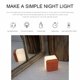 thumbnail image 2 of Lámpara De Mesa De Cubo Luz De Noche De Sincronización De Tirón Simple Con 5/15/30/60 Minutos Led Luz De Dormir De Ahorro De Energía Monstrate HA019848-00, 2 of 6
