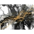 thumbnail image 2 of Goldberger, Jennifer 24x19 Gold Ornate Wood Framed with Double Matting Museum Art Print Titled - Golden Vortex I, 2 of 4