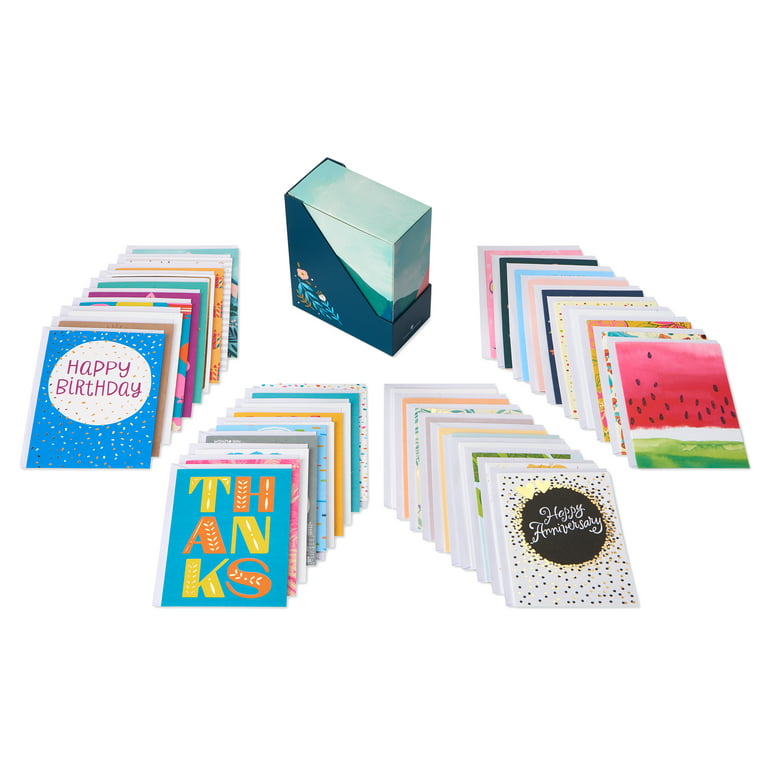 American Greetings All-Occasion Cards Assortment, Birthday, Thank You,  Thinking of You, Congratulations & More (40-Count)