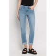 thumbnail image 7 of Flying Monkey - Mid Rise Single Cuffed Crop Slim Straight Jean - F4121, 7 of 7