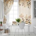 thumbnail image 5 of Fsddascl Flowers Leaves Blackout Curtains for Bedroom/Living Room, Thermal Insulated Kitchen Curtains, Fall Watercolor Farmhouse Floral Plants Grommet Darkening Window Treatment Drapes 52"x84"x2, 5 of 6