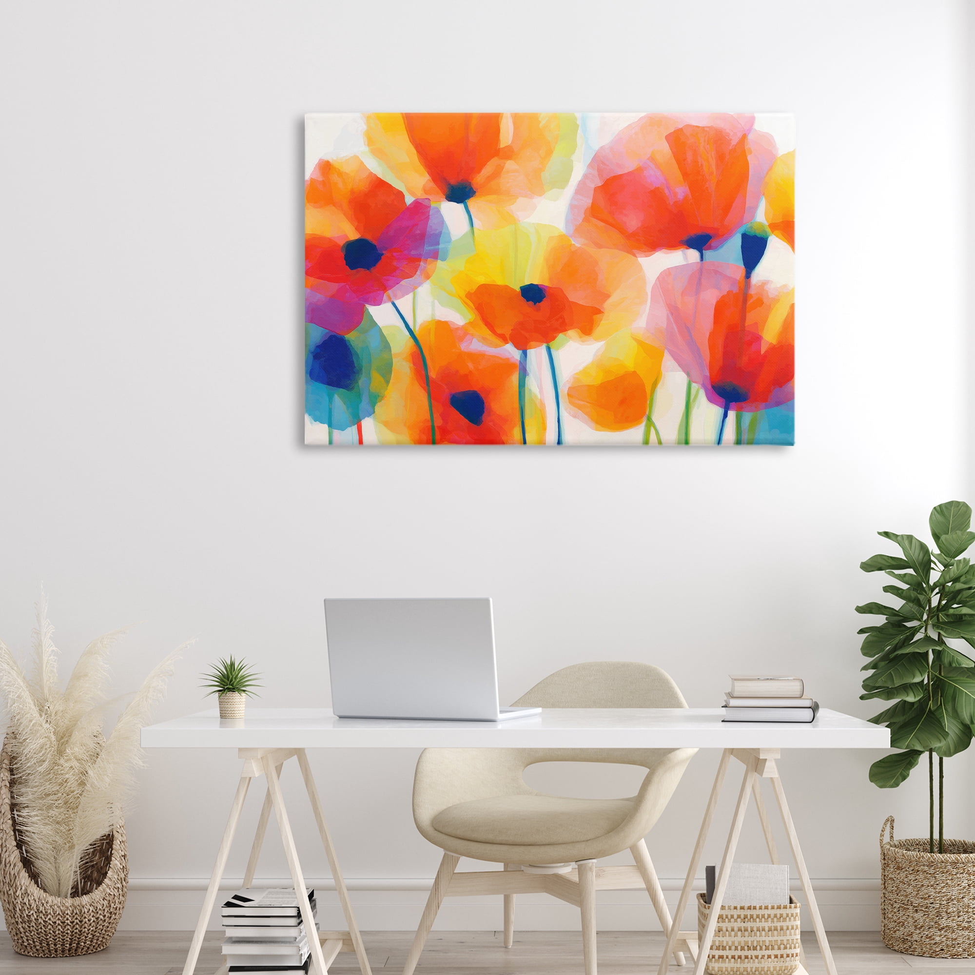Stupell Industries Poppies At Golden Hour Canvas Wall Art, design by Chromatic Storm Studio