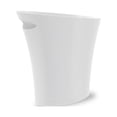 thumbnail image 3 of Umbra 2 gal Skinny Sleek & Stylish Bathroom Trash Can, White, 3 of 5
