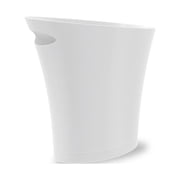 Umbra 2 gal Skinny Sleek & Stylish Bathroom Trash Can, White