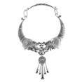 thumbnail image 2 of Vintage estilo indio grueso gargantilla collar accesorios de ropa Plata Sunnimix Collar indio Gargantilla con collar, 2 of 8