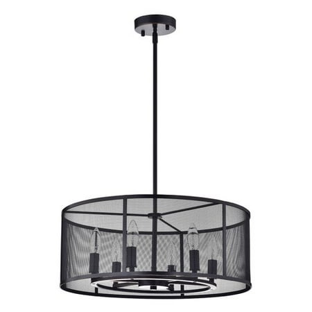 Edvivi Aludra Metal Mesh 6 Light Drum Chandelier Com Edvivi Aludra Metal Mesh 6 Light Drum Chandelier