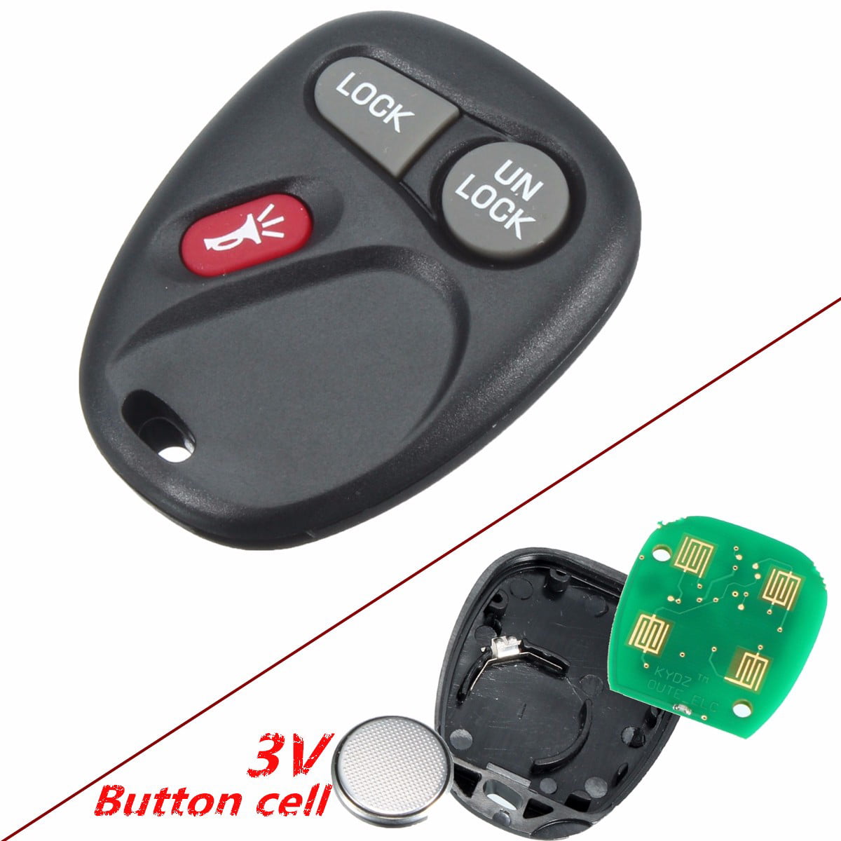 Car Key Fob Alarm Transmitter Remote Control for 2001 2002 Chevrolet Tahoe