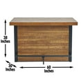 thumbnail image 6 of Pemberly Row Modern Transitional Chestnut Wood Finish 42" Home Bar, 6 of 10