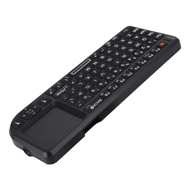 Mini Teclado Inalámbrico de 2.4Ghz Y Panel Táctil del Mouse, Teclado de Retroiluminaciónica USB Ultra Delgada Recargable Para PS3/4, Párr. 360