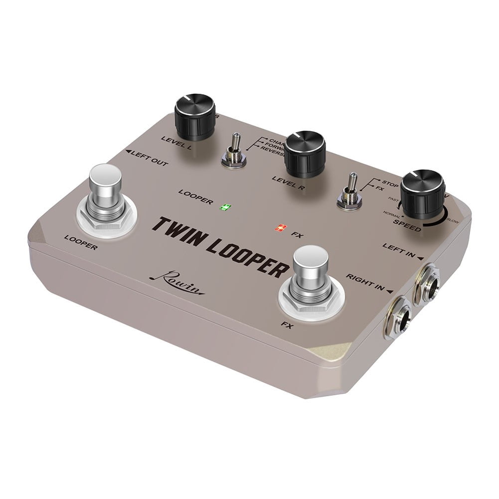 Rowin Looper Electric Guitar Effect Pedal Loop Station 11 Types TimeTrue Bypass