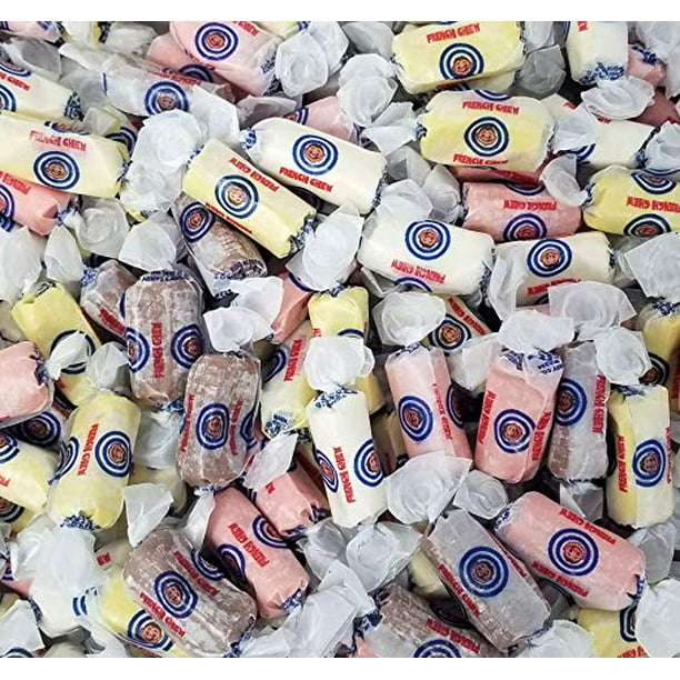 Doscher's French Chew Minis Four Flavor Variety Taffy Mix, Strawberry