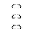 thumbnail image 2 of Wweixi Easy Installation Splitter Canard For Enhanced Appearance And Reliable Performance Waterproof Plastic Lamp Light Trim 3Set, 2 of 6