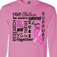 thumbnail image 4 of Inktastic Breast Cancer- Together We Will Win Long Sleeve T-Shirt, 4 of 5