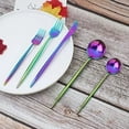 thumbnail image 3 of Juego De Cubiertos De Acero Inoxidable 24 piezas Inicornio Morado, 3 of 4