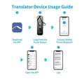 thumbnail image 5 of G6 Language Translator Device High Accuracy Real Time 2-Way Voice Text Translator with 137 Languages Online Offline Translation, 5 of 8
