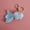 Blue Goldfish, variant on Cute little goldfish handmade knitted toy, intricate crochet fish keychain, handmade pendant finished product