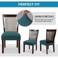 thumbnail image 4 of Warm White Funda De Asiento Para Silla De Comedor Fundas De Asiento De Silla De Spandex Elástico Fundas De Cojín De Asiento De Silla Para Comedor Sillas De Cocina Asiento De Silla, 4 of 5