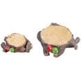 thumbnail image 1 of Micro landscape decoration creative mushroom tree stump potted decoration size size, 1 of 5