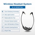 thumbnail image 2 of Sistema de auriculares inalámbricos digitales TV Ears: control de volumen personal, silencioso a alto, compatible con la mayoría de marcas de televisores, ideal para personas mayores y con problemas d, 2 of 5
