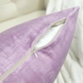thumbnail image 6 of Home Soft Things Textured Velvet 4 Piece Pillow Shell Set - Mauve Shadows - 20" x 20", 6 of 7