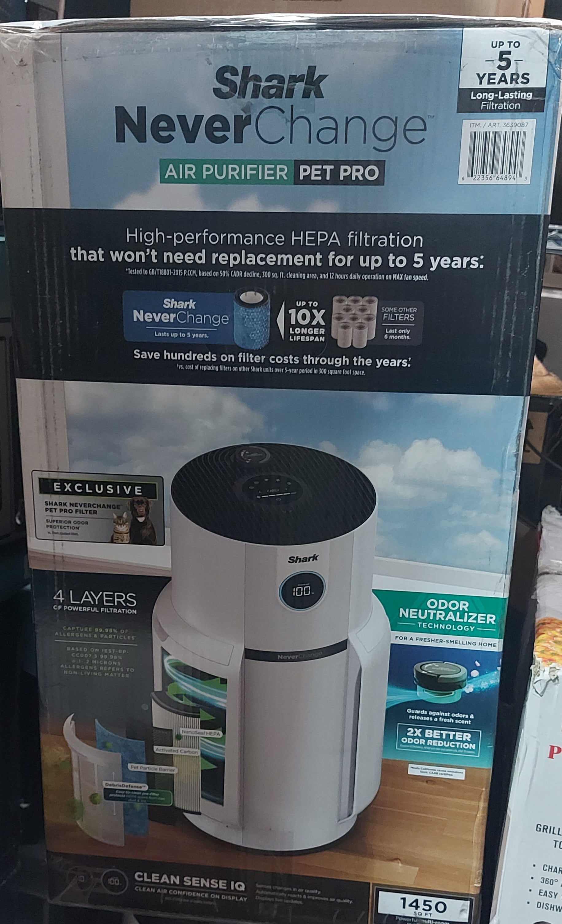 Shark NeverChange Air Purifier Pet Pro