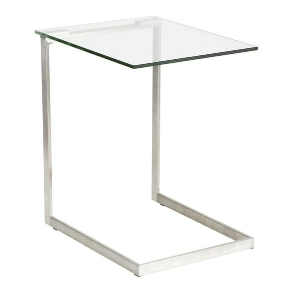 LumiSource Glass Zenn Glass End Table
