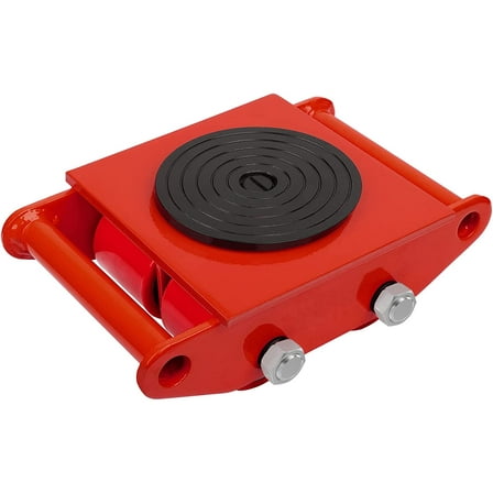 6T 13200 lbs Heavy Duty Machine Dolly Skate Machinery Roller Mover Cargo Trolley