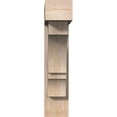 thumbnail image 2 of Ekena Millwork 7 1/2"W x 30"D x 34"H Balboa Block Smooth Bracket w/ Offset Brace, Douglas Fir, 2 of 25