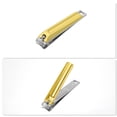 thumbnail image 5 of Unique Bargains Durable Vertical Pattern Nail Clippers 1 Pc Gold Tone, 5 of 6