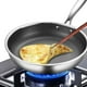 thumbnail image 2 of Sartén de grano de panal Wok de acero inoxidable, utensilios de cocina con mango, sartén tradicional, 2 of 5