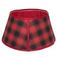 thumbnail image 4 of Collier de pied d'arbre Holiday Time Plaid Stand Band™, Rouge, 4 of 6