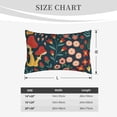 thumbnail image 6 of Balery Berries and Flowers Bedding Queen Pillow Cases - Envelope Closure - Soft Brushed Microfiber Fabric - Shrinkage and Fade Resistant Pillow Cases-16"x24", 6 of 9