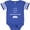 Football Blue and White, variant on Inktastic Live Love Sandwiches Boys or Girls Baby Bodysuit