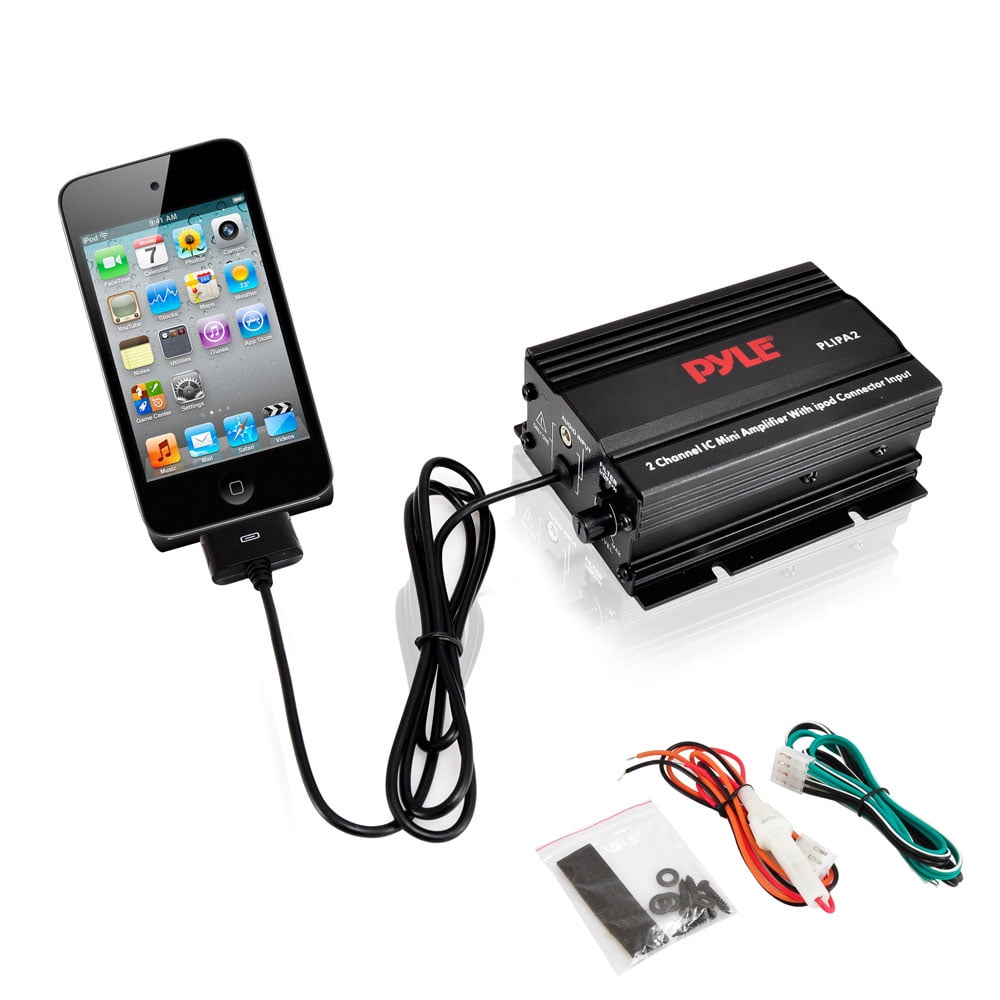 Pyle PLMPA35 2-channel 300-watt Mini Amplifier With 3.5mm Input