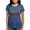 Heather Blue, variant on - Im Nice She's Naughty Elf Ha T Shirt - Womens Tri-blend T-Shirt
