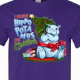 thumbnail image 4 of Inktastic I Wanna Hippopotamus for Christmas Cute Hippo T-Shirt, 4 of 5