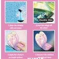 thumbnail image 2 of Heyingu 9Sheet Spring Summer Window Cling Sticker Decal Tulip Butterfly Flower Decal Window Stickers Decorations for Glass Doors Bedroom Balcony, 2 of 5