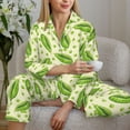 thumbnail image 6 of Sikiie Green Peas Pajamas for Women Set, Womens Pajama Sets, Lounge Sets for Women, 2pjs for Women-Small, 6 of 7