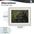 thumbnail image 4 of Stupell Industries Rustic Lodge Black Greyhound Portrait Birch Framed Print Under Glass, 16 x 13, by George Dyachenko, 4 of 8