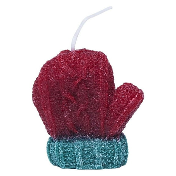 Miitten Candle- Soy Wax Candle – Mitten Candle - Christmas Tree Candles