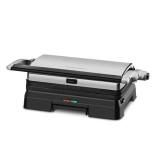 OSTBA Panini Press Grill Indoor Sandwich Maker with Temperature Setting, 4  Slice Large Non-stick Versatile Grill, Opens 180 Degrees to Fit Any Type or