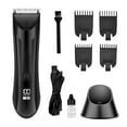 thumbnail image 1 of A Shaver with a Charging Base Bradem Clear Out Deal, Men's Private Trimmer Electric Wash Led Digital Display Shaving Multifunctional Suitable for Any Part, Black Hair Removal, One Size, 1 of 1