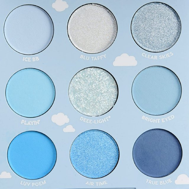 Paleta de sombras de ojos Colourpop ON CLOUD BLUE Blues Navy Denim