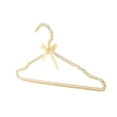 thumbnail image 1 of Perchas elegantes para ropa, vestidos, pantalones, perchas de perlas, perchas para armario, perchas de perlas Percha Beige, 1 of 9