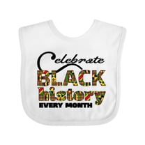 Inktastic Celebrate Black History Every Month Boys or Girls Baby Bib