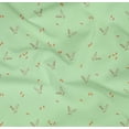 thumbnail image 4 of oneOone Organic Cotton Poplin Twill Fabric Carrot & Rabbit Face Animal Fabric Prints by Yard 42 Inch Wide, 4 of 4
